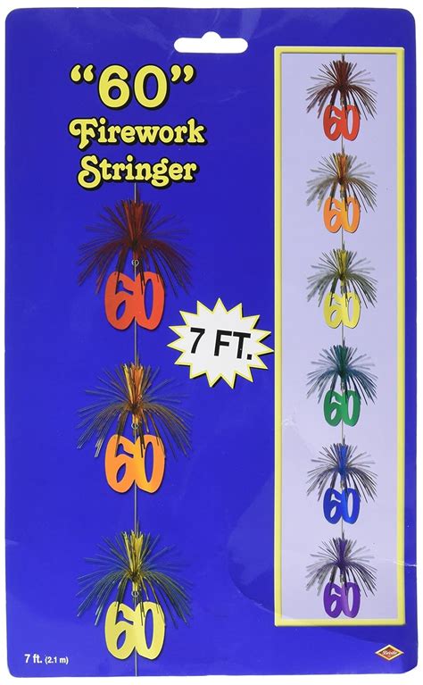 60 Firework Stringer Party Accessory (1 count) (1/Pkg) : Amazon.in ...