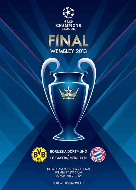 UEFA Champions League Final Wembley 2013 | Champions league, Soccer ...