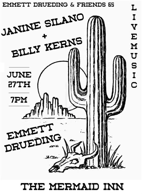 Emmett Drueding & Friends 65: Janine Silano + Billy Kerns, The Mermaid ...