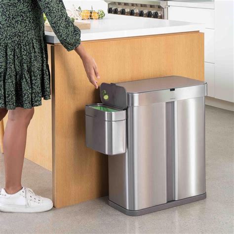 Simplehuman Double Sided Trash Can at Trent Lopez blog