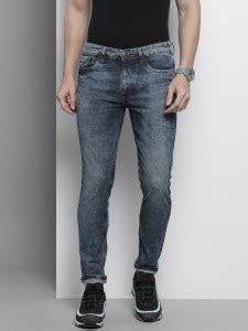 The Indian Garage Co. Slim Men Blue Jeans - Buy The Indian Garage Co ...