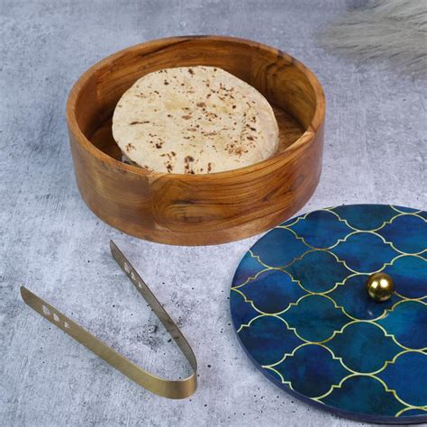 Royal Grid Roti Box – Decoghar