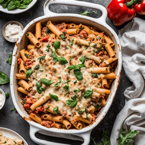 High-Protein Vegan Baked Ziti 🍝