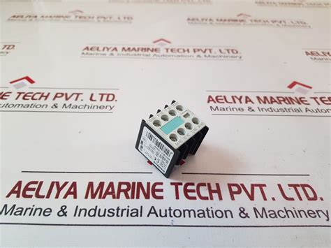 Siemens 3Rh1911-1Ga22 Auxiliary Contact Block – Aeliya Marine Tech®