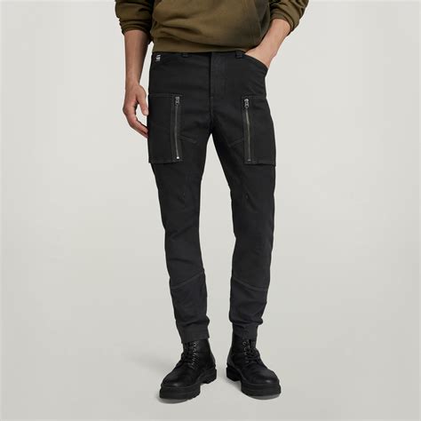 Zip Pocket 3D Skinny Cargo Pants | Black | G-Star RAW® US