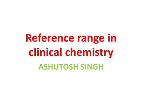 Image result for Reference Range Examples