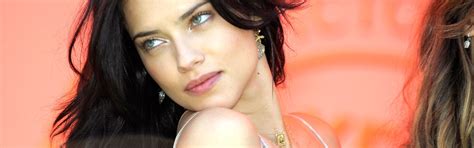 Download wallpaper model, brunette, Adriana Lima, beauty, look ...