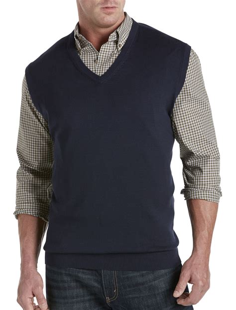 Mens Sweater Vest Blue at Johanna Reed blog