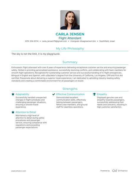3 Flight Attendant Resume Examples & How-To Guide for 2024