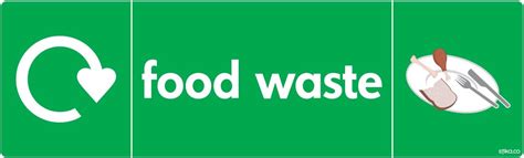 Food Waste Sign Board 的图像结果