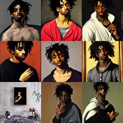 a tenebrism painting of playboi carti by caravaggio | Stable Diffusion ...