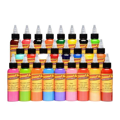 Eternal Top Color Set 25 Bottles – Tattoo Gizmo