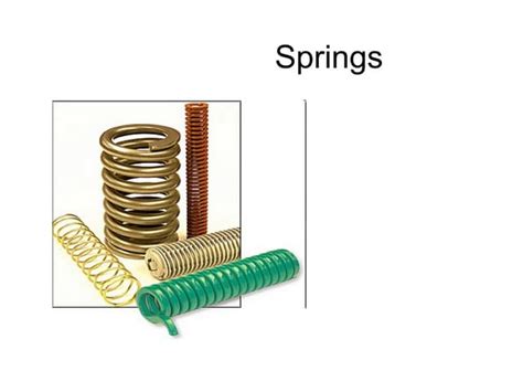 Image result for Explain How a Spring Is Not a Spring