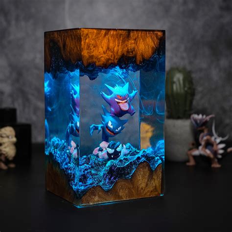 Gengar Pokemon Resin lamp – ResinViet