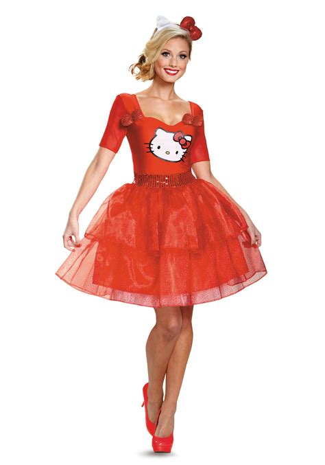 Hello Kitty Adult Deluxe Costume