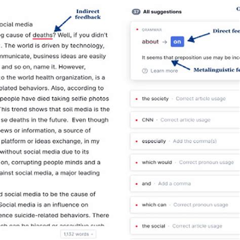 Grammarly Interface 的图像结果