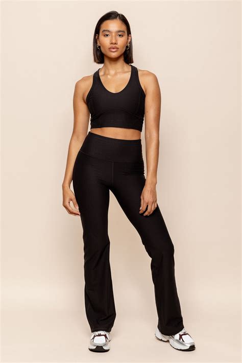 Flare Pant | Black Flare Pant Tights Activewear Online | dk active