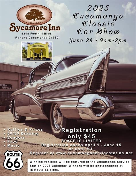 Cucamonga Classic Car Show, The Sycamore Inn, Rancho Cucamonga, 28 June ...