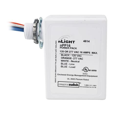 Buy Lighting Acuity NPP16 nLight Power Pack 120/277/347 Volt AC Input ...