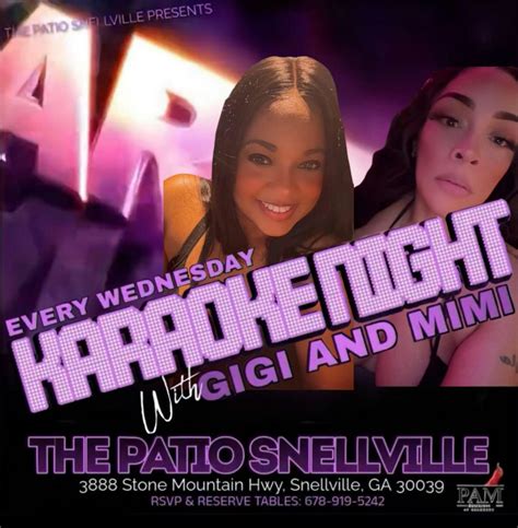 Karaoke Night With GiGi and MiMi With Music By DJ Ghost, The Patio ...