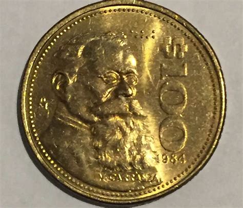 Monedas Antiguas $100 Pesos De Venustiano Carranza Lote 30 - $ 250.00 ...