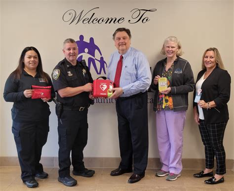RCH Donates AED to Rochelle Police Department - Rochelle Hospital