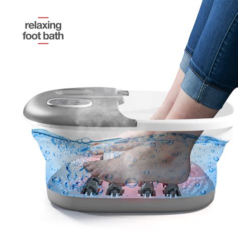 Medical king Foot Spa with Heat and Massage and Jets Includes A Remote ...