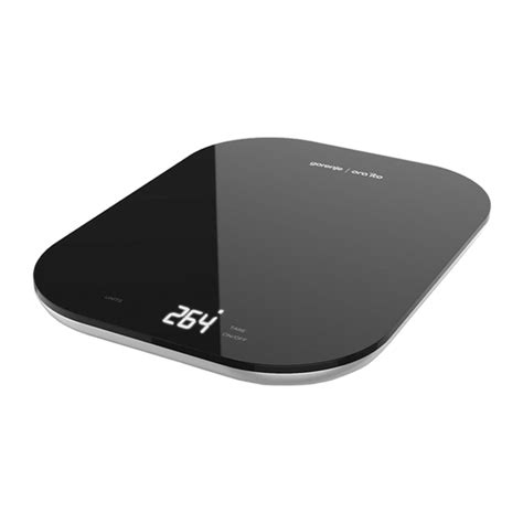 Kuhinjska vaga Gorenje KT10 ORAITO B, max. 10kg, crno staklo