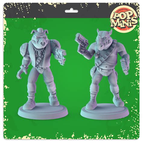 TMNT Bad Guys Pop Minis – Ravens Roost Hobbies