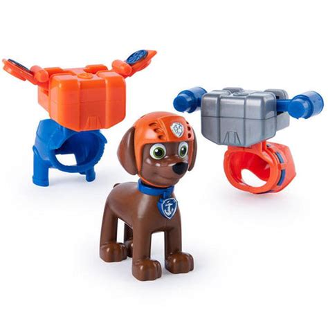 Buy Paw Patrol Action Pups Zuma With 2 Clip on Backpacks Online at Best ...