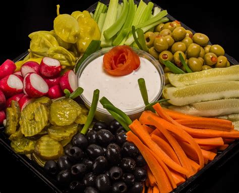 Fresh Vegetable & Relish Tray | KENRICK'S MEATS & CATERING