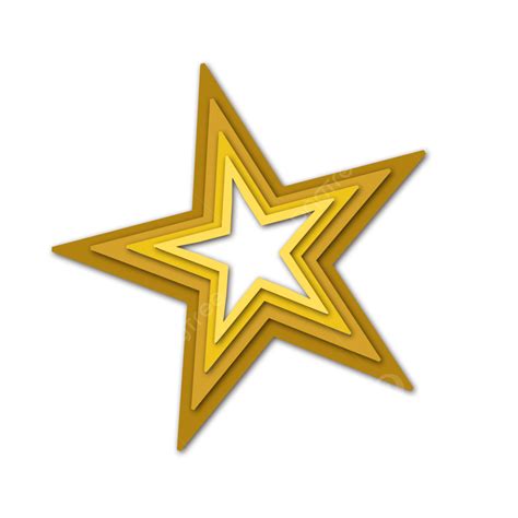 Gold Star Sticker Clipart