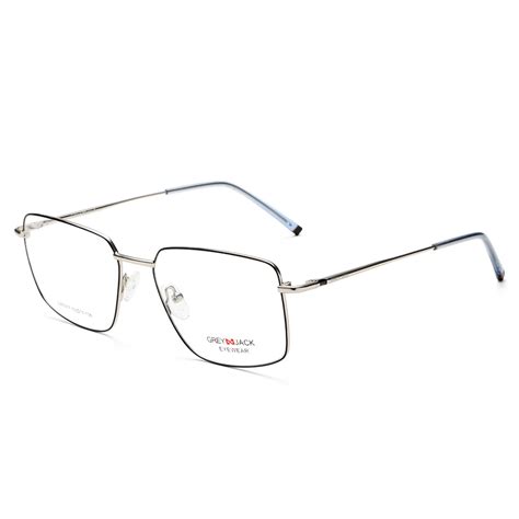 GREY JACK Rectangle Chasma Spectacle Frame for Men Women 90057 ...