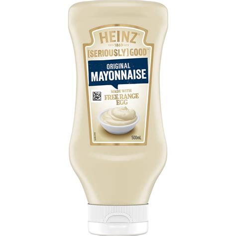Calories in Heinz Seriously Good Mayonnaise Original Mayo calcount