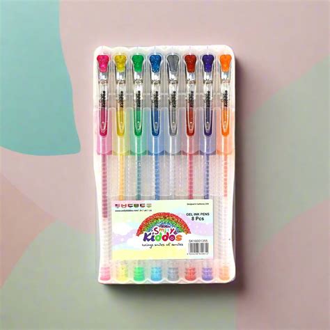 Smily Kiddos Gel Pens - (Set of 8 )