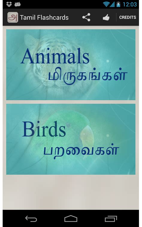 Tamil Flash Cards For Kids - App on Amazon Appstore