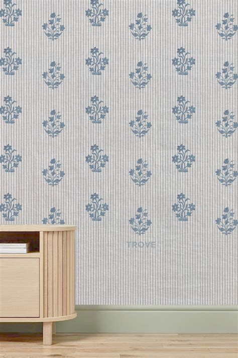 Wall Covering - Mughal Block Printed Motif – Trove Craft India