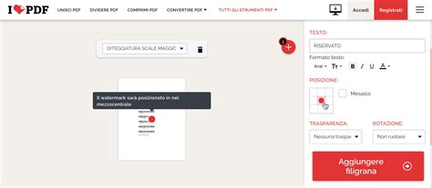 Come inserire una filigrana su PDF gratis - CCM