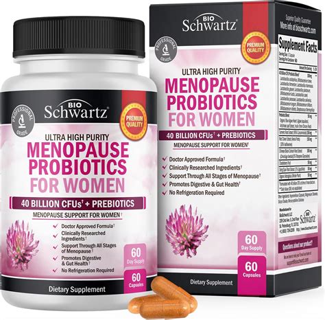 Amazon.com: Menopause Supplements for Women - 40 Billion CFU Menopause Probiotics for Women ...
