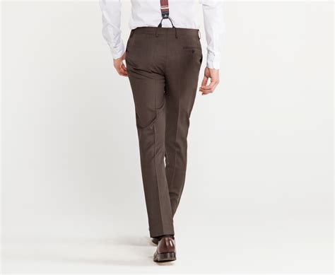 Mayfair Chocolate Brown Wool Trousers | Mansolutely Tailored Pants