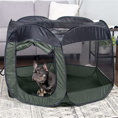 Buy Furhaven Indoor-Outdoor Pop Up Exercise Playpen Pet Tent Playground ...