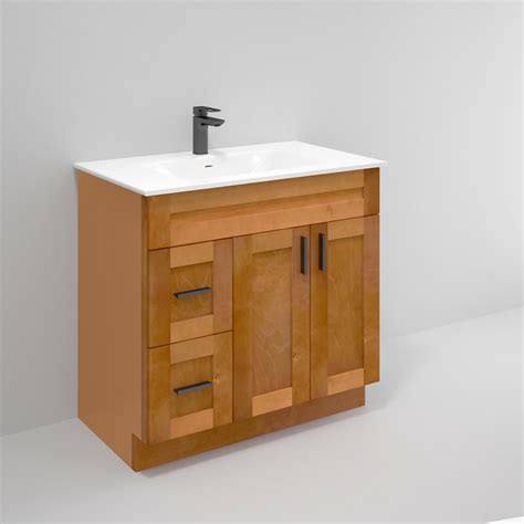 Vanity Atelier 36'' Bathroom Vanity Sink Base with Drawers Cabinet in ...