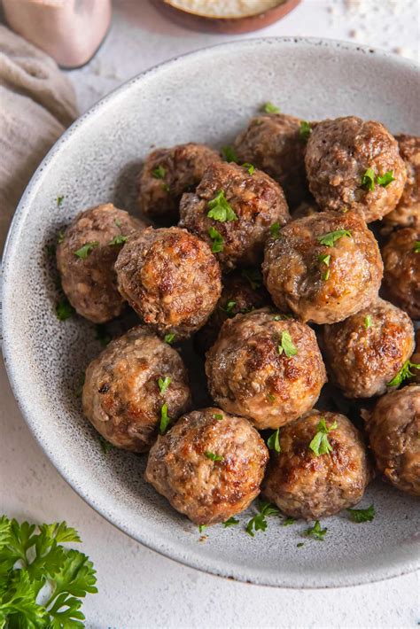 Air Fryer Meatballs - Ground Beef Recipes