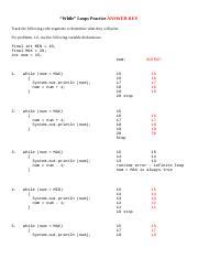 Image result for Lesson 8 Loops 1 Course 2 Answer Key