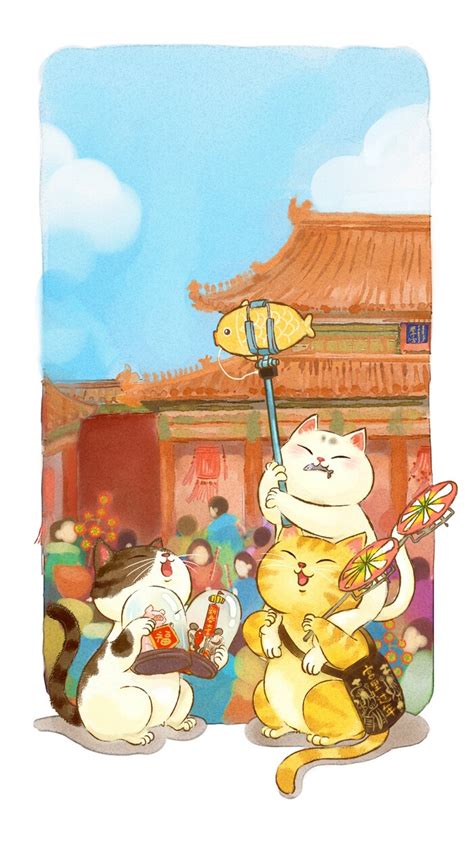 宫猫记 @故宫博物院 - 堆糖，美图壁纸兴趣社区