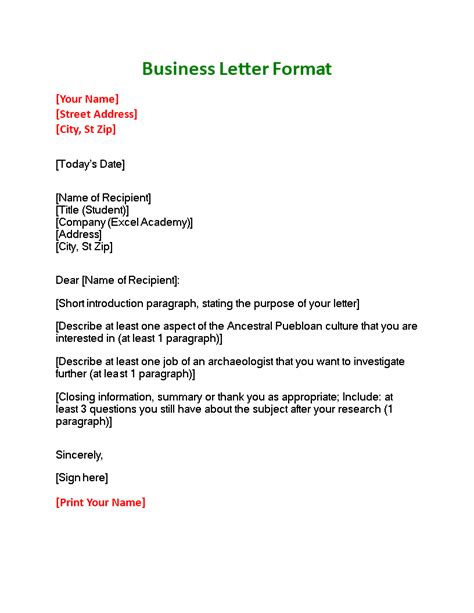 Image result for Compose Letter Format