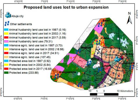 Land Cover Change in the Abuja City-Region, Nigeria: Integrating GIS ...