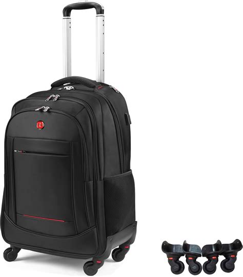 Amazon.com: StarCloud Carry on Rolling Backpack for 16" Laptop - 35L ...