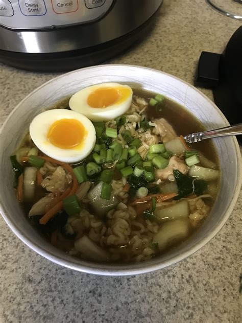 IP chicken ramen with soft boiled egg : r/instantpot