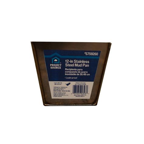 Project Source 4.25-in W x 12-in L x 3.5-in D Drywall Mud Pan MPX12-PS ...